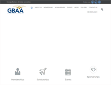 Tablet Screenshot of gbaa.org